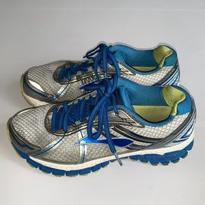 Brooks Gts-15 Athletic Blue Shoes Size 8.5
